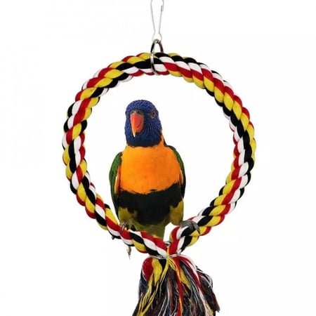 حبل لعب لاقفاص الطيور