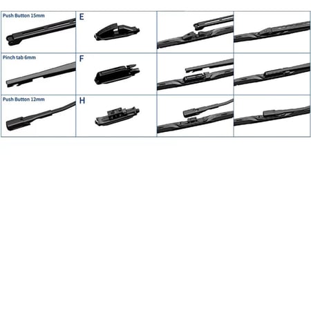 مساحة زجاج امامي للسيارة رياضة من السيليكون - ضمان خمس سنوات - مقاس (14") حبه واحده