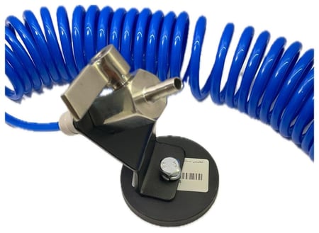 محبس ستانلس ستيل مع هوز متمدد 6 مل