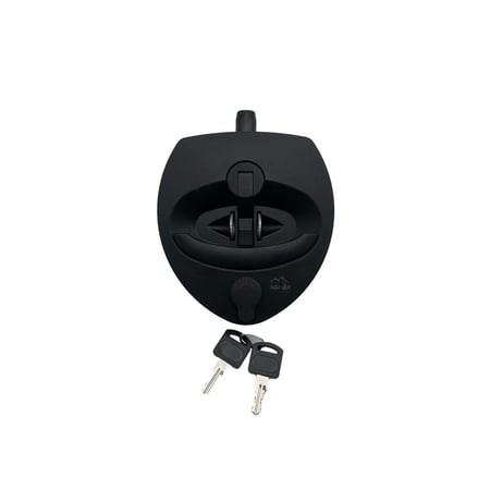 قفل شد صندوق حديد اسود مع مفتاح lock004