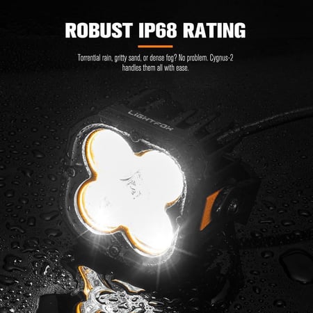 طقم كشافات 3 انش أربعة عدسات ليد اوسرام أوف رود من شركة لايت فوكس