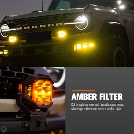 طقم كشافات 5 انش pro عدسات اوسرام من شركة لايت فوكس