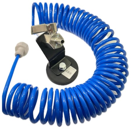 محبس ستانلس ستيل مع هوز متمدد 6 مل