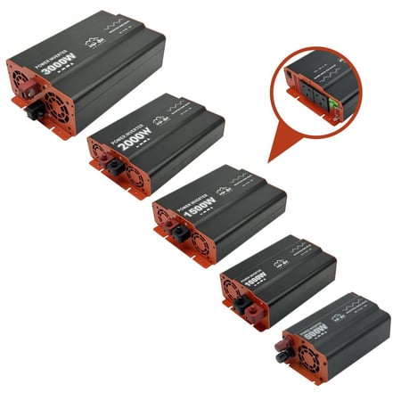 محول كهرب برق نجد من 12 فولت الى 220 فولت