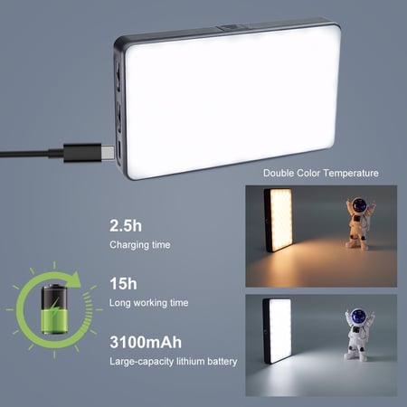 إضاءة تصوير إحترافية محمولة متعددة الاستخدام