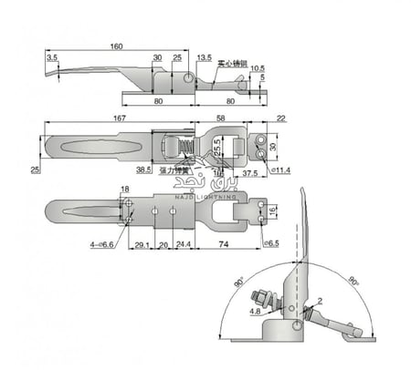 قفل شداد متعدد الاستخدام