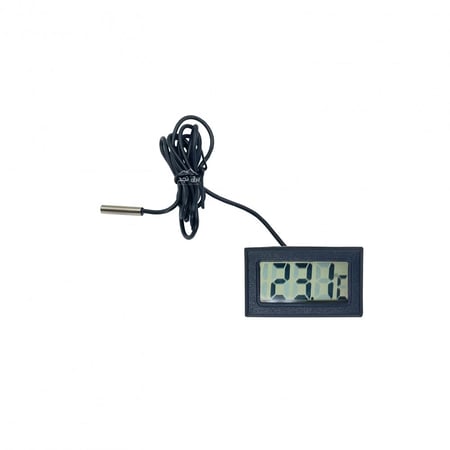 مقياس درجة حرارة مستطيل بالبطارية