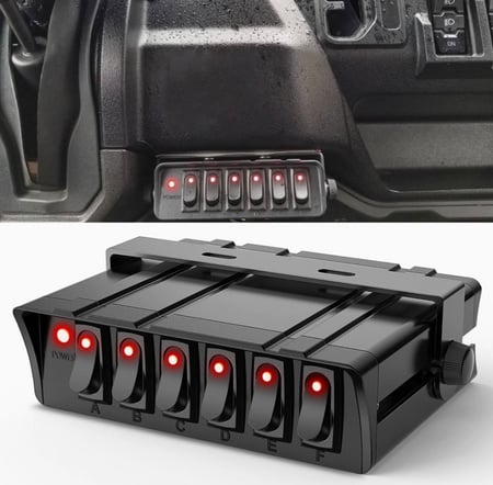 لوحة تحكم 6 خط 24v و 12v