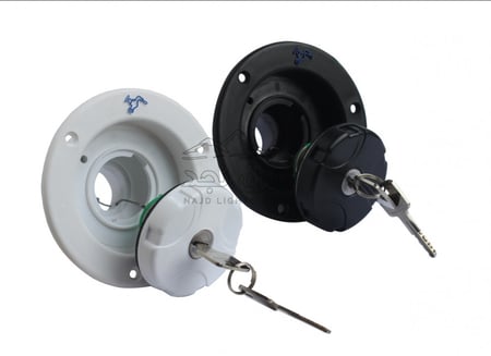 غطاء تعبئة تانكي بلاستك بمفتاح