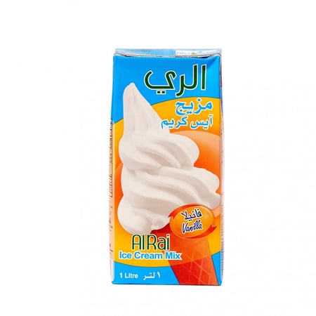 مزيج آيس كريم بنكهة بالفانيلا