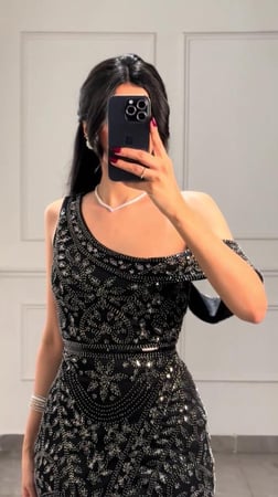 فستان سهرة شك لف