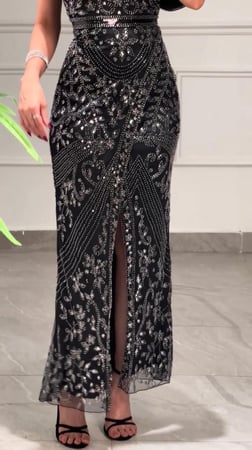 فستان سهرة شك لف