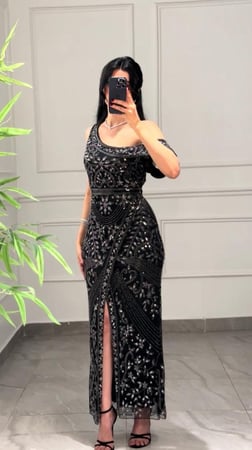 فستان سهرة شك لف