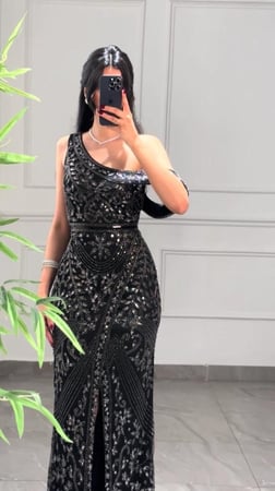 فستان سهرة شك لف