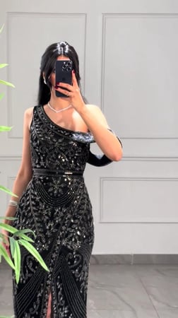 فستان سهرة شك لف