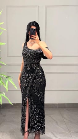 فستان سهرة شك لف