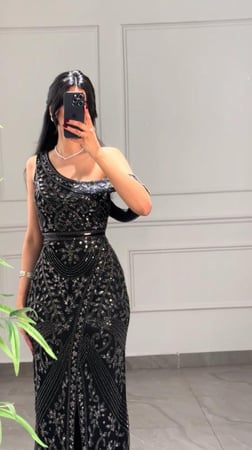 فستان سهرة شك لف