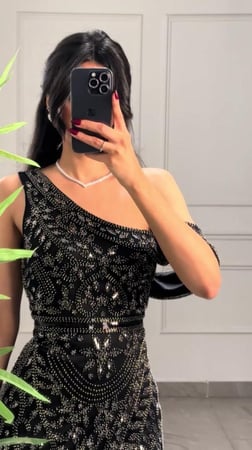 فستان سهرة شك لف