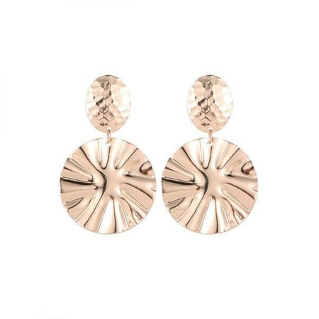 حلق اذان اقراط لون ذهبي او فضي