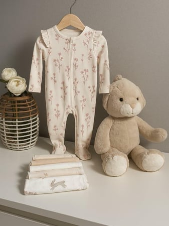 استقبلي مولودك بأناقة مع طقم استقبال مواليد من اليجنت تاول