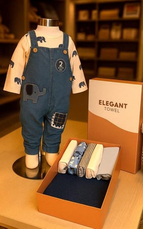 طقم هدية مواليد أولادي من إيليجنت تاول