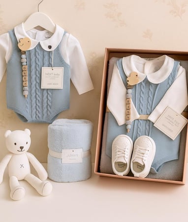 بوكس ولادي من نكست شتوي فخم ورائع مقاس 3-6