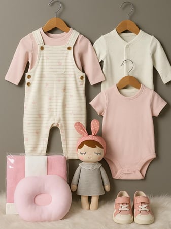 هدية فاخرة بناتي من ماركات متنوعة  ٦-٩ اشهر