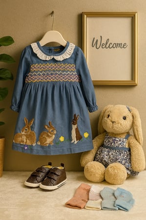 هدية بناتي من نكست البريطاني 6-9 اشهر