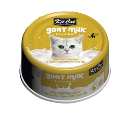 كت كات  التونا البيضاء و السمك المدخن و حليب الماعز 70جرام