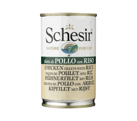 شيزر معلبات فيليه الدجاج مع الأرز بالجيلي للقطط 140 جرام