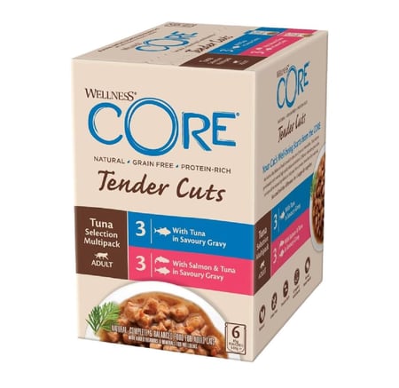 ويلنس كور اظرف متعددة تونة وسالمون مع تونة وروبيان  6*85 جم