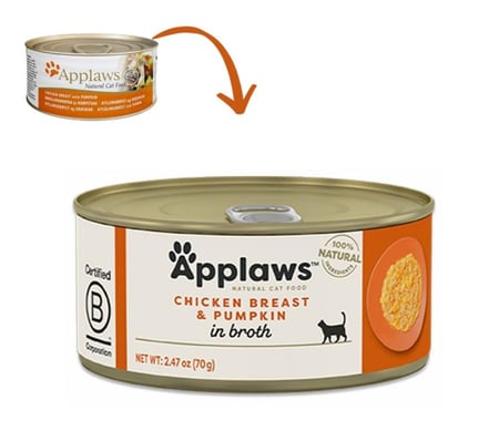 أبلاوز معلبات  الدجاج و اليقطين بالمرق 70 جرام