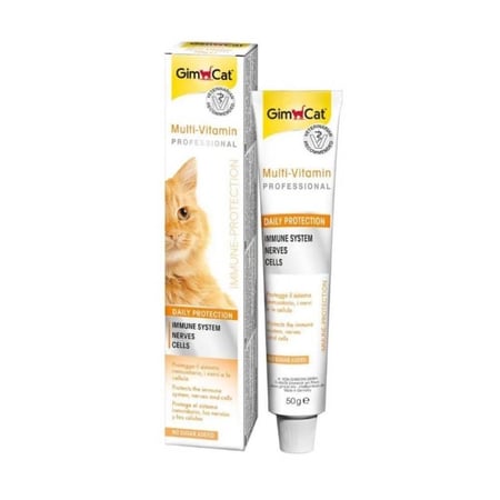 جيم كات عصار فيتامينات مكمل غذائي متعدد الفيتامينات للقطط البالغة 50 جرام