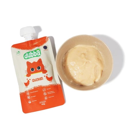 دوبا عصار طعام رطب للقطط بالدجاج 90 جرام