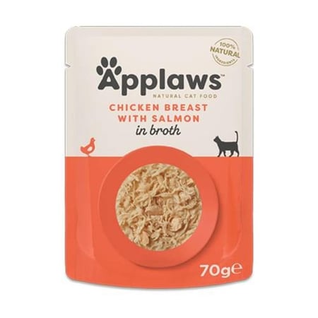 ابلاوز أظرف صدور الدجاج مع السلمون في المرق 70 جرام