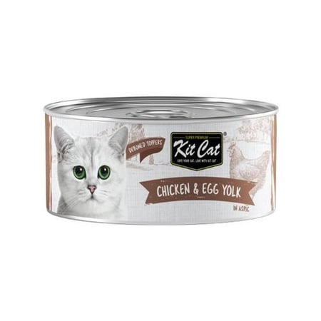 كت كات معلبات الدجاج وصفار البيض 80 جرام