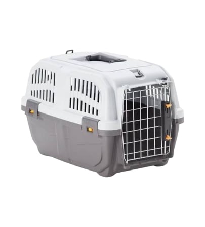 ام بي اس سكودو 1 صندوق تنقل بلاستيك باب حديد للقطط والكلاب