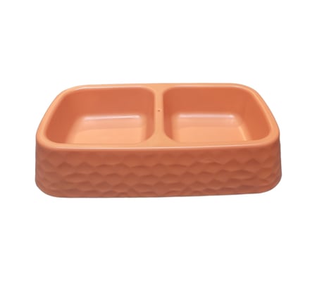 صحون بلاستك مزدوجة بألوان عشوائية