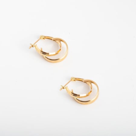 حلق دائري 18k