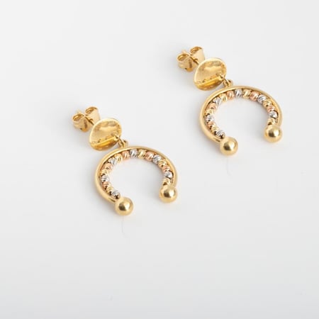 حلق ذهب 18k