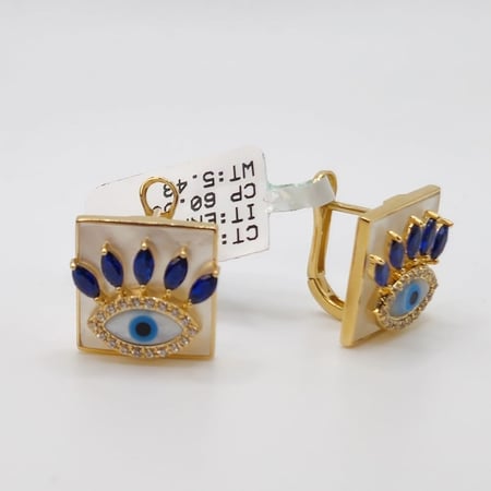 حلق ذهب 18k