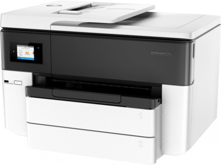طابعة HP OfficeJet Pro 7740 All-in-One‏ المتكاملة للتصاميم العريضة (G5J38A) A3+A4