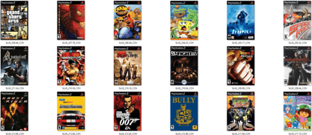 جهاز بلايستيشن 2 - 100 لعبة + كرت تخزين