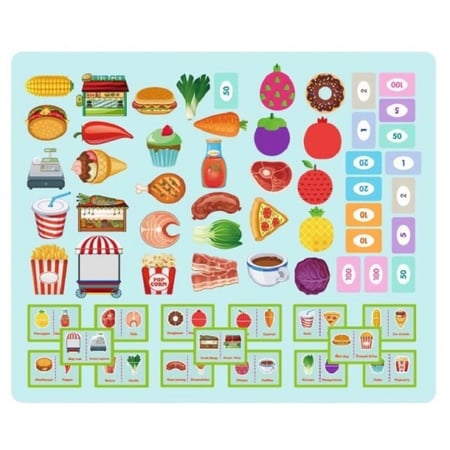 لعبة تعليمية تركيبة بالمغناطيس سوبر ماركت