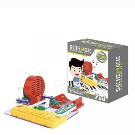 لعبة تركيب كهربائي لمجموعة تجارب علمية للاطفال