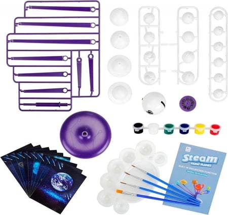 الكواكب ، الفضاء ، نظام المجموعة الشمسية الملونة السماء