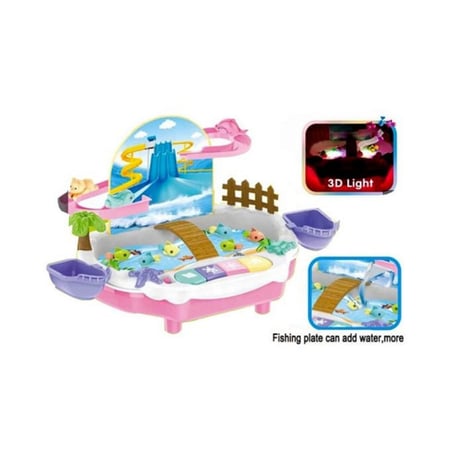 لعبة صيد سمك وملاهي الحيوانات وتعليمي للاطفال