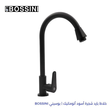 خلاط بارد شجرة أسود أتوماتيك | بوسيني BOSSINI