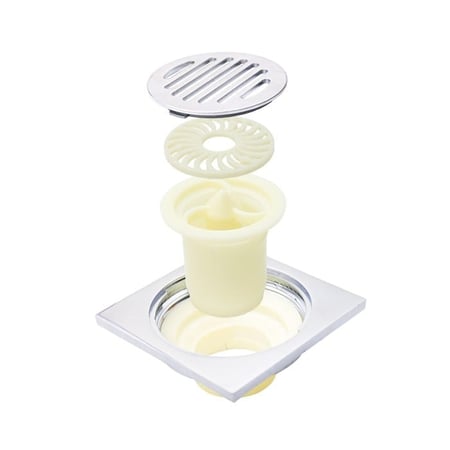 صفاية 10*10 ستيل 304 كروم 5024 | DRAINER