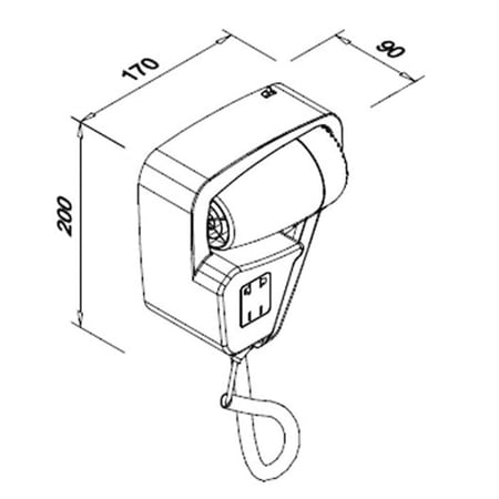 استشوار حمام مع ستاند